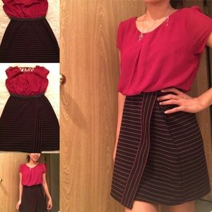 Cute red and black dress wore it once